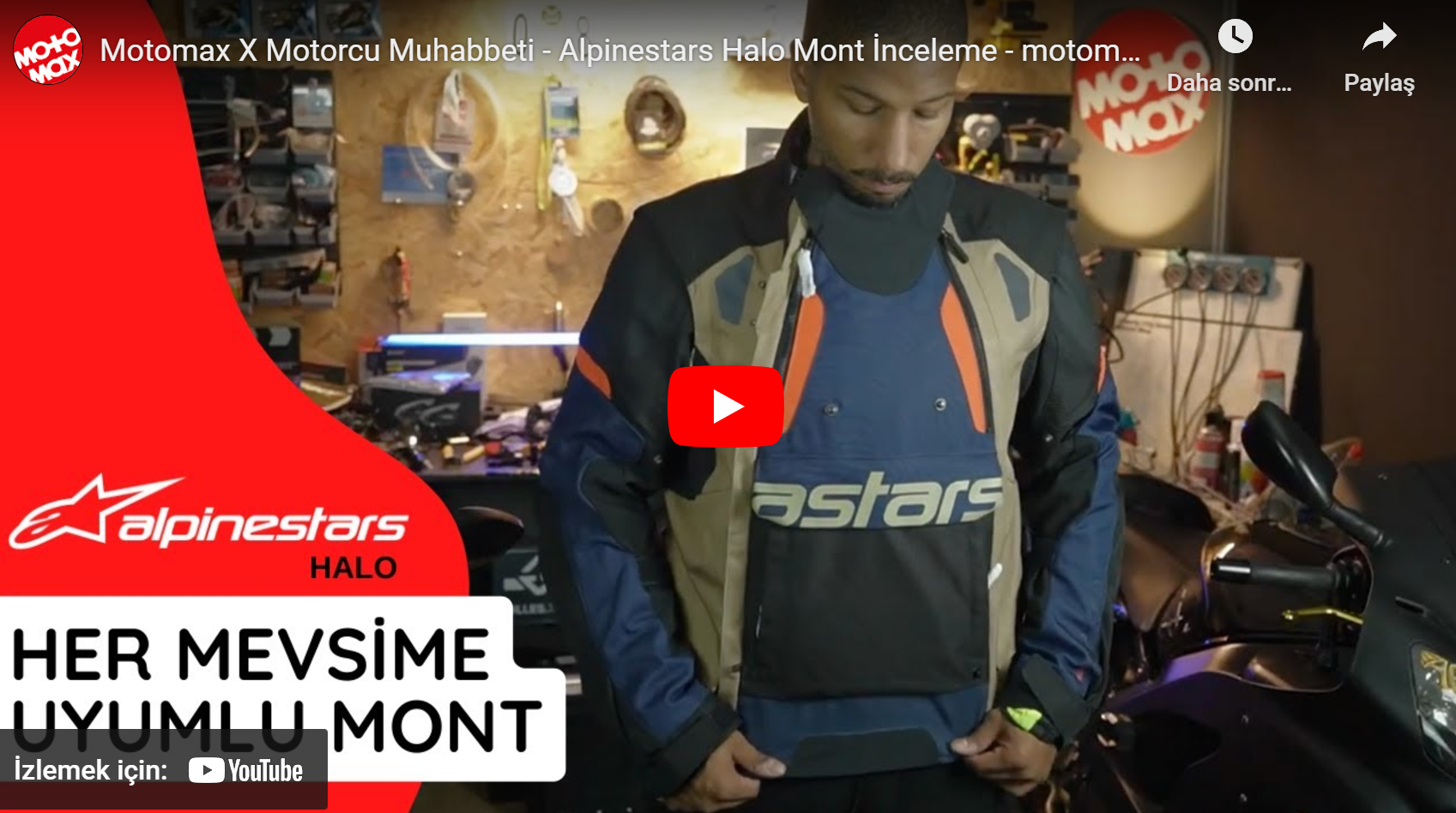 Motomax X Motorcu Muhabbeti - Alpinestars Halo Mont İnceleme