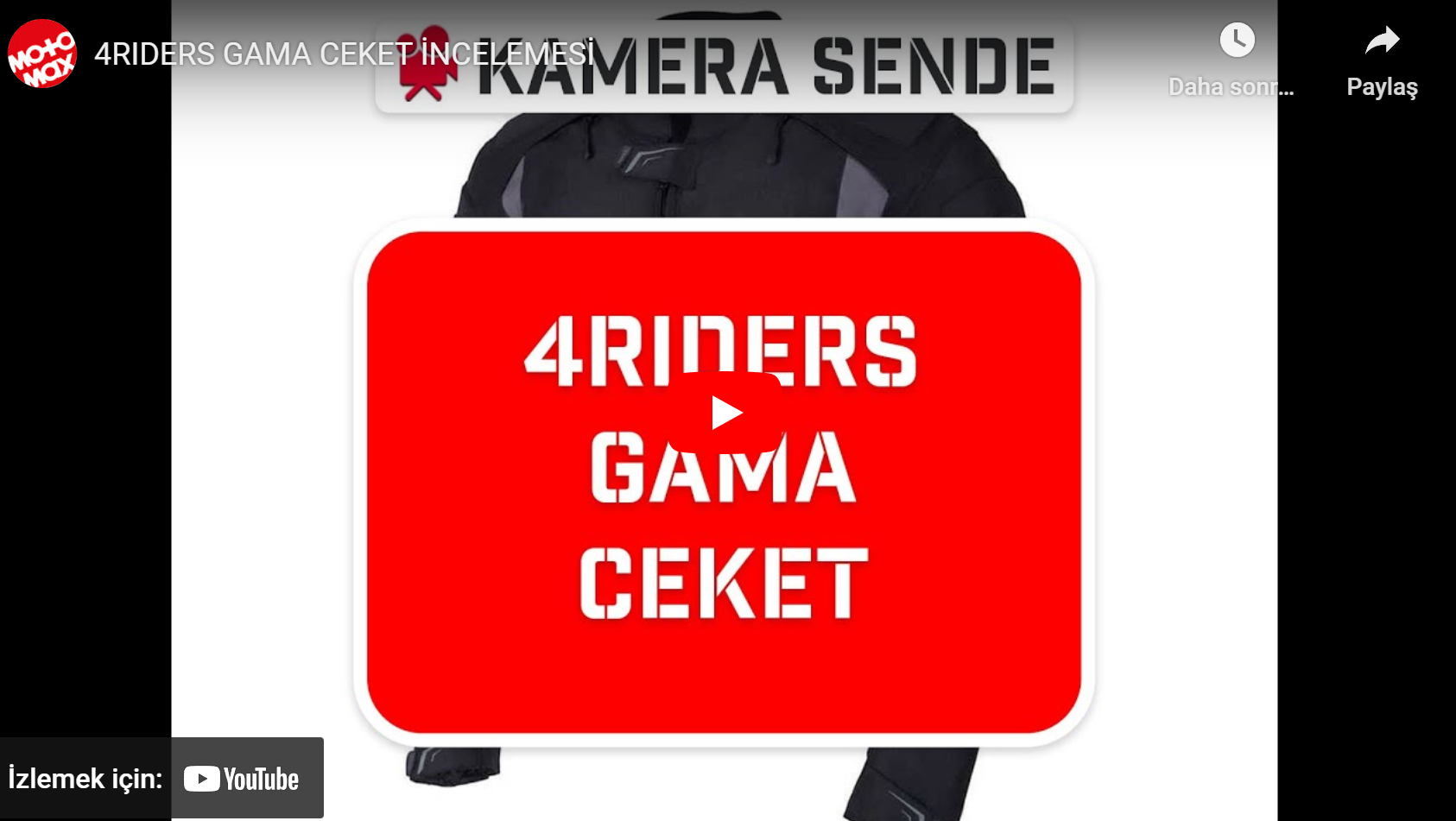 4RIDERS GAMA CEKET İNCELEMESİ