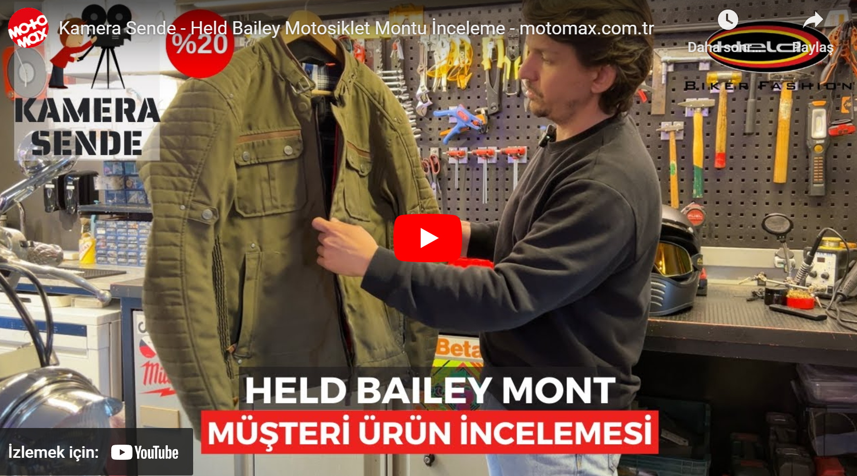 Kamera Sende - Held Bailey Motosiklet Montu İnceleme