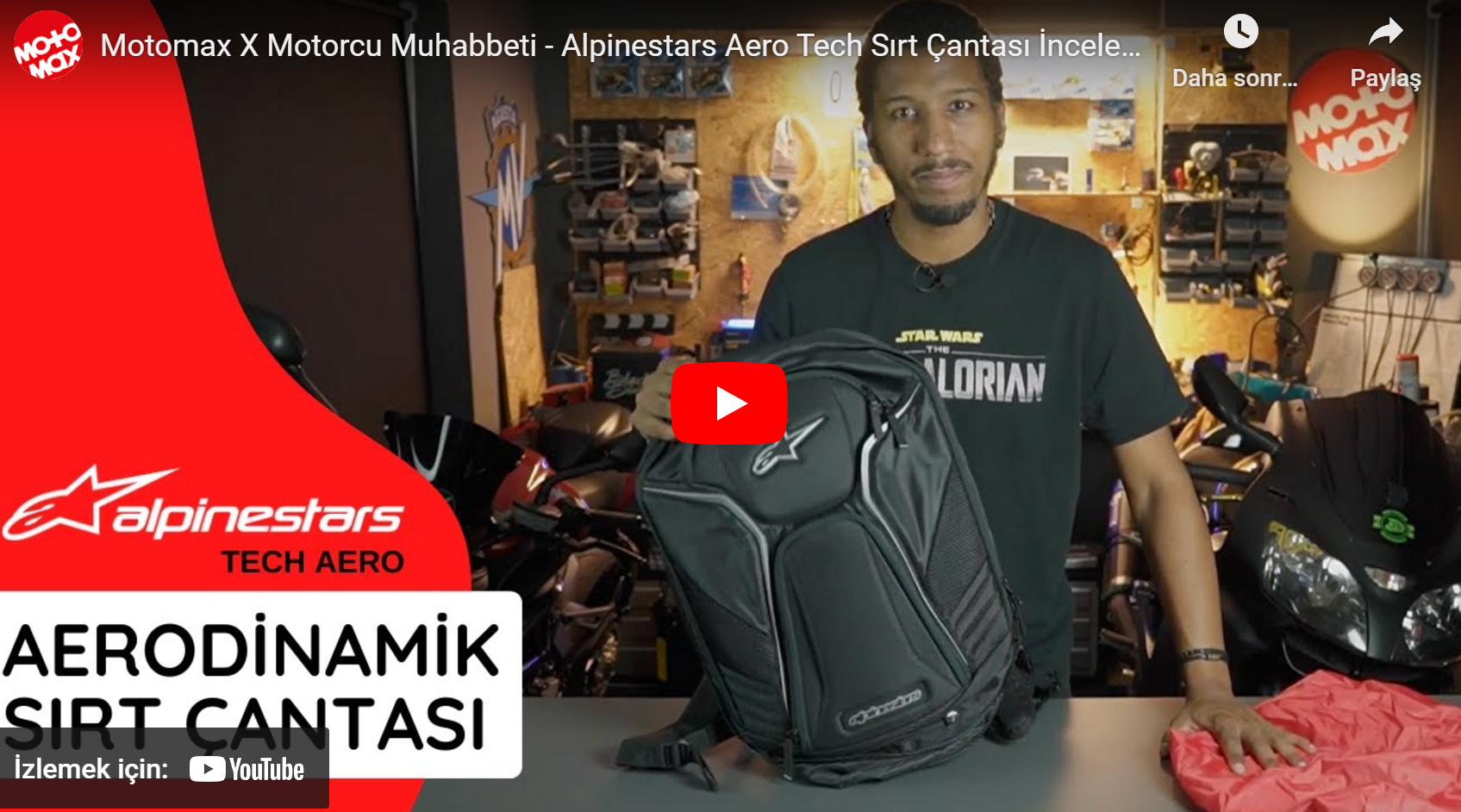 Motomax X Motorcu Muhabbeti - Alpinestars Aero Tech Sırt Çantası İnceleme