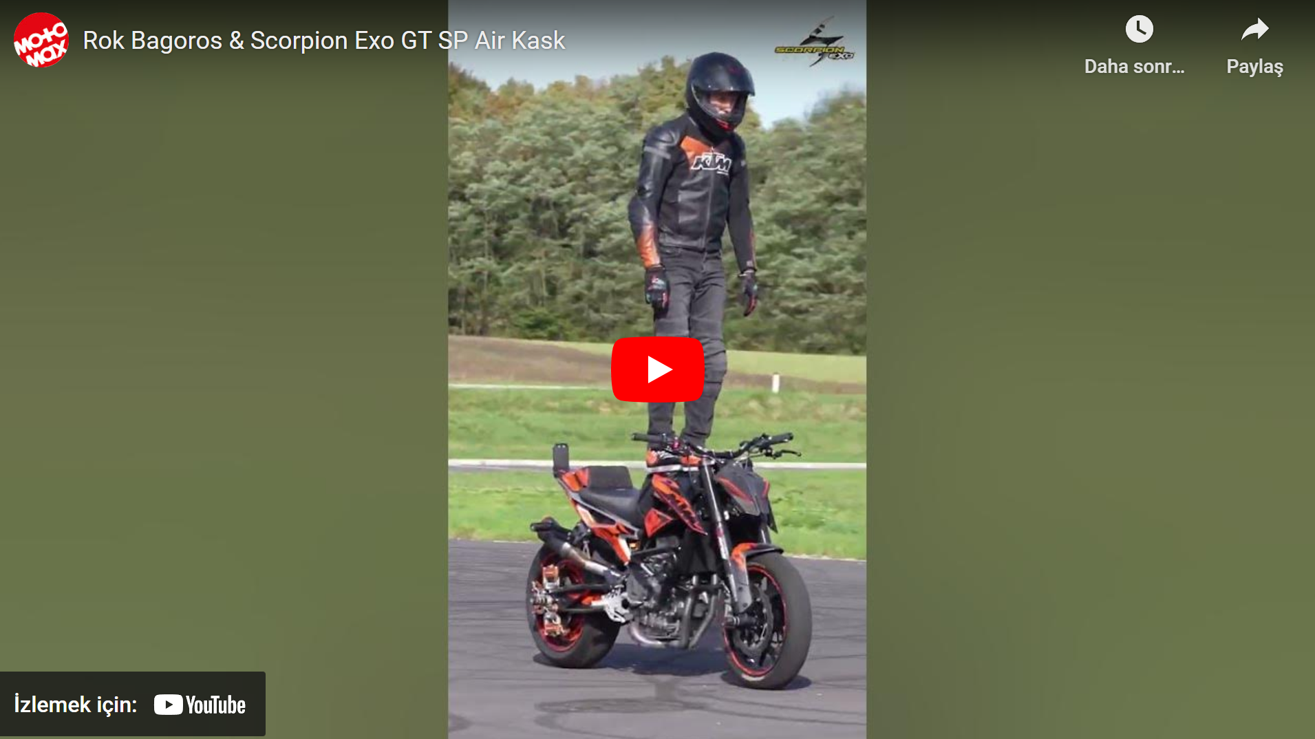 Rok Bagoros & Scorpion Exo GT SP Air Kask