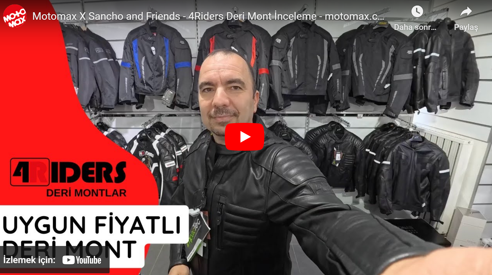 Motomax X Sancho and Friends - 4Riders Deri Mont İnceleme