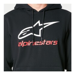 Alpinestars Always V3 Hoodie Kapüşonlu Sweatshirt Siyah / Beyaz / Kırmızı - 2