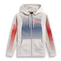 Alpinestars Arising Hoodie Kapüşonlu Sweatshirt Beyaz / Mavi / Kırmızı - 1