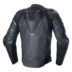 Alpinestars ATEM V5 Korumalı Deri Motosiklet Montu Siyah - 2