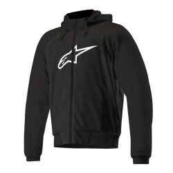 Alpinestars Chrome Sport Korumalı Kapüşonlu Sweatshirt Siyah - 1