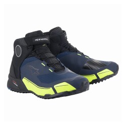 Alpinestars CR-X DryStar Korumalı Motosiklet Botu Siyah / Mavi / Sarı 