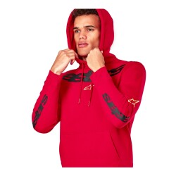 Alpinestars Elliptic Hoodie Kapüşonlu Sweatshirt Kırmızı - 4