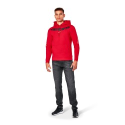 Alpinestars Elliptic Hoodie Kapüşonlu Sweatshirt Kırmızı - 7