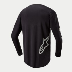 Alpinestars Fluid Graphite Off-Road Motosiklet Jerseyi Siyah / Gümüş - 2