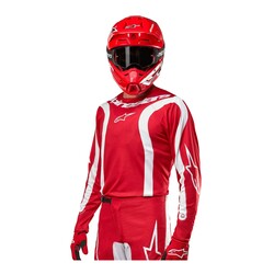 Alpinestars Fluid Lurv Kros Motor Jerseyi Kırmızı / Beyaz - 1