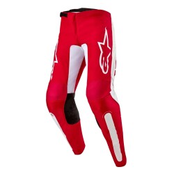 Alpinestars Fluid Lurv Kros Motosiklet Pantolonu Kırmızı / Beyaz - 1