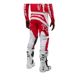 Alpinestars Fluid Lurv Kros Motosiklet Pantolonu Kırmızı / Beyaz - 4