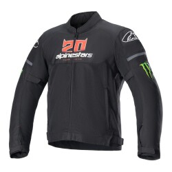 Alpinestars FQ20 T-SPS Air Monster Korumalı Motosiklet Montu Siyah / Beyaz / Kırmızı 