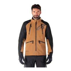 Alpinestars Hyde XT DS XF Off-Road Korumalı Motosiklet Montu Kahverengi / Siyah - 3