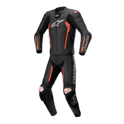 Alpinestars Missile V2 2 Parça Deri Tulum Siyah / Kırmızı - 1