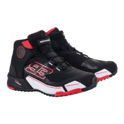 Alpinestars MM93 CR-X Drystar WP Korumalı Motosiklet Botu Siyah / Beyaz / Kırmızı - 1