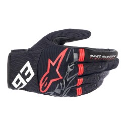 Alpinestars MM93 Losail V2 KOrumalı Motosiklet Eldiveni Siyah / Kırmızı / Beyaz - 1