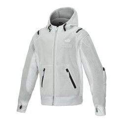 Alpinestars Moflow Air Tech Hoodie Korumalı Motosiklet Montu Gri 