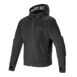 Alpinestars Moflow Air Tech Hoodie Korumalı Motosiklet Montu Siyah / Siyah - 1