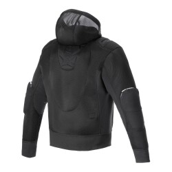 Alpinestars Moflow Air Tech Hoodie Korumalı Motosiklet Montu Siyah / Siyah - 2