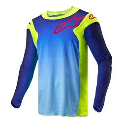 Alpinestars Racer Hoen Kros Motor Jerseyi Sarı / Mavi / Kırmızı 