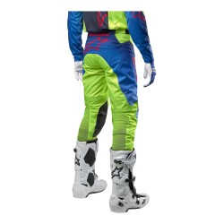 Alpinestars Racer Hoen Kros Motosiklet Pantolonu Sarı / Mavi / Kırmızı - 4