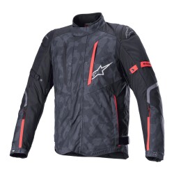 Alpinestars RX-5 Drystar Korumalı Motosiklet Montu Siyah / Kamuflaj / Kırmızı - 1