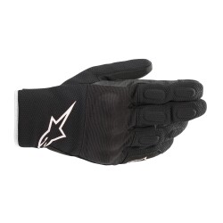 Alpinestars S-Max Drystar WP Korumalı Motosiklet Eldiveni Siyah / Beyaz - 1