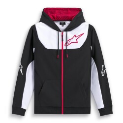 Alpinestars Sessions V3 Hoodie Kapüşonlu Sweatshirt Siyah / Beyaz / Kırmızı 