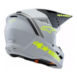 Alpinestars SM3 Youth Radium Off-Road Çocuk Genç Motosiklet Kaskı Gri / Siyah / Sarı - 2