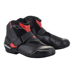 Alpinestars SMX-1 R V2 VENTED Korumalı Motosiklet Botu Siyah / Kırmızı - 1