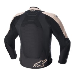 Alpinestars SMX Air Korumalı Motosiklet Montu Açık Kahverengi / Siyah / Mavi - 2