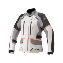 Alpinestars Stella Andes V3 Drystar Korumalı Kadın Motosiklet Montu Açık Gri 