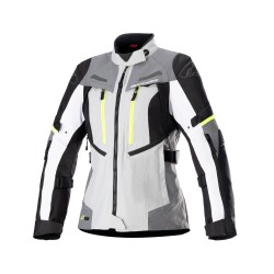 Alpinestars Stella Bogota Pro Drystar Korumalı Kadın Motosiklet Montu Gri / Sarı 