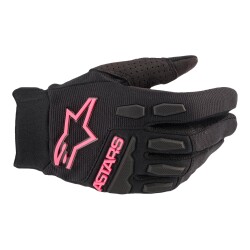 Alpinestars Stella Full Bore Korumalı Kadın Motosiklet Eldiveni Siyah / Pembe - 1