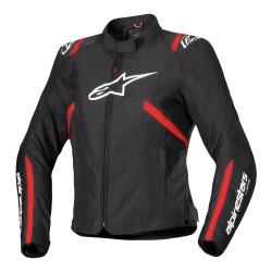 Alpinestars Stella T-SPS V2 Korumalı Kadın Motosiklet Montu Siyah / Beyaz / Kırmızı - 1