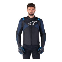 Alpinestars T-JAWS V4 WP Korumalı Motosiklet Montu Siyah / Mavi - 3