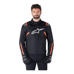 Alpinestars T-SPS V2 WP Korumalı Motosiklet Montu Siyah / Beyaz / Kırmızı - 3