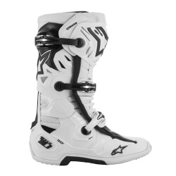 Alpinestars TECH 10 Supervented Kros Motosiklet Botu Beyaz / Siyah - 2