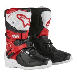 Alpinestars TECH-3s Kros Çocuk Motosiklet Botu Siyah / Kırmızı / Beyaz - 1