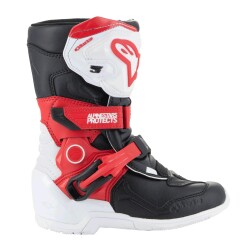 Alpinestars TECH-3s Kros Çocuk Motosiklet Botu Siyah / Kırmızı / Beyaz - 2