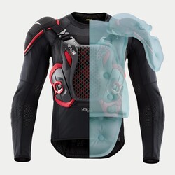 Alpinestars Tech-Air Off-Road Sistem Airbag Ceket Siyah - 8