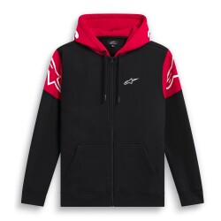 Alpinestars Velocity Hoodie Kapüşonlu Sweatshirt Siyah / Kırmızı 