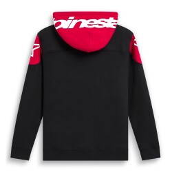 Alpinestars Velocity Hoodie Kapüşonlu Sweatshirt Siyah / Kırmızı - 2