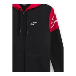 Alpinestars Velocity Hoodie Kapüşonlu Sweatshirt Siyah / Kırmızı - 3