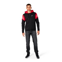 Alpinestars Velocity Hoodie Kapüşonlu Sweatshirt Siyah / Kırmızı - 7