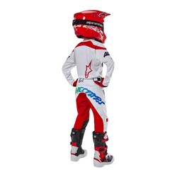 Alpinestars Youth Racer Hana Genç Kros Motosiklet Jersey Kırmızı / Beyaz - 6