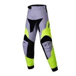 Alpinestars Youth Racer Veil Off-Road Pantolonu Gri / Siyah / Sarı 