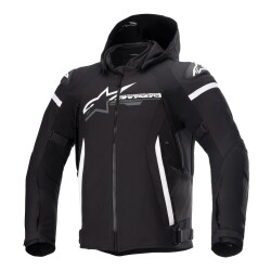 Alpinestars Zaca Korumalı Motosiklet Montu Siyah / Beyaz - 1